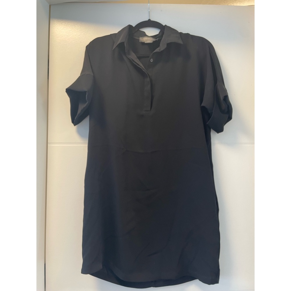 🩵Collared Shirt Shift Dress